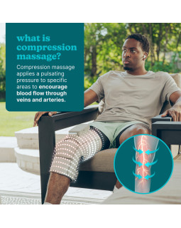 Homedics SR-CMXK10HBND Modulair Compression System Knee Wrap + Controller-foto3