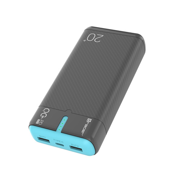Tracer 47517 EnerGen 20000mAh Power Bank gray/blue