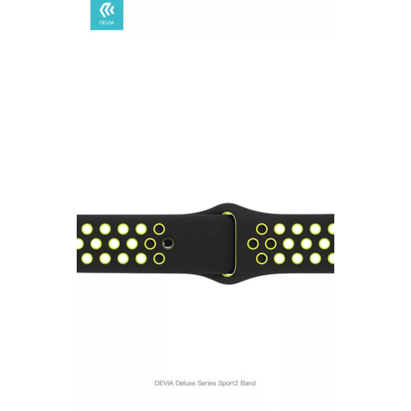 Devia Deluxe Series Sport Band for Apple Watch 4 Yellow