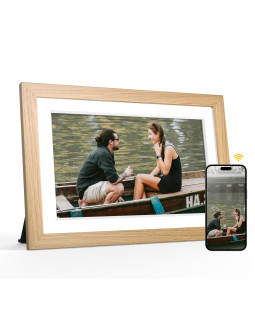 Kodak 15.6 Digital Photo Frame Wi-F- Enabled Wood-foto3