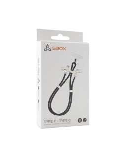 Sbox LANYARD BLACK Type-C -Type-C 1.5m Black-foto3