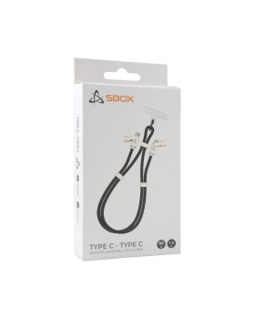 Sbox LANYARD BLACK Type-C -Type-C 1.5m Black-foto3