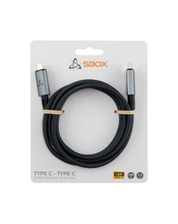 Sbox TYPE-C 240W 80 Gbps Type C - Type C M/M 1,2 m 16K/60Hz-foto3