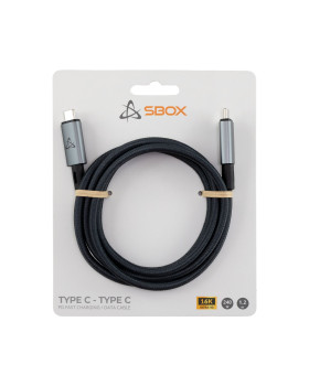 Sbox TYPE-C 240W 80 Gbps Type C - Type C M/M 1,2 m 16K/60Hz-foto3