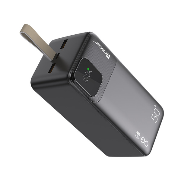 Tracer 47825 Prime-V5 50000mAh QC22.5W+PD20W Power Bank, Black