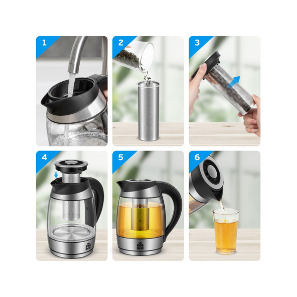 ForMe FKG-488 Cordless Electric Kettle 1,8 L