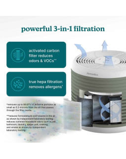 Homedics AP-T63GN-WW Whisper Pure Comfort Air Purifier-foto3