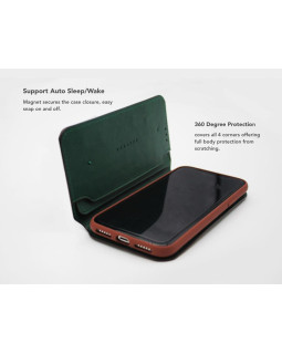 VixFox Smart Folio Case for Huawei P20 forest green-foto4