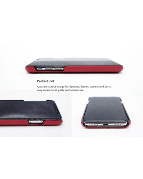 VixFox Card Slot Back Shell for Iphone X/XS ruby red-foto4