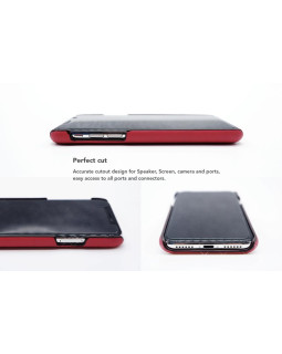 VixFox Card Slot Back Shell for Iphone XSMAX ruby red-foto4