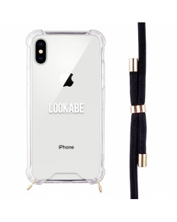 Lookabe Necklace iPhone Xs Max gold black loo005-foto4