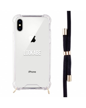 Lookabe Necklace iPhone Xs Max gold black loo005-foto4