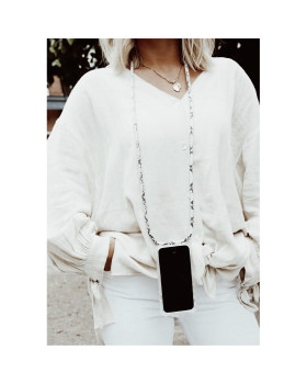 Lookabe Necklace Snake Edition iPhone 7/8 silver snake loo016-foto4