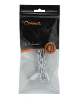 Sbox USB-1031W USB->Micro USB 1M white-foto4
