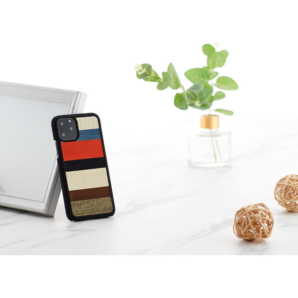 MAN&WOOD SmartPhone case iPhone 11 Pro corallina black Mobiili ümbrised