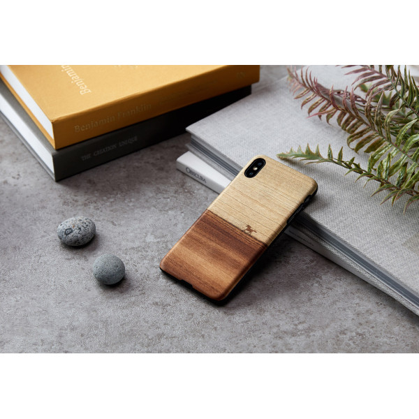 MAN&WOOD SmartPhone case iPhone XS Max mustang black Mobiili ümbrised