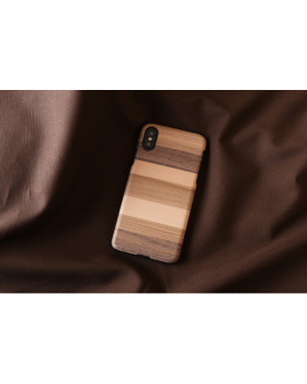MAN&WOOD SmartPhone case iPhone X/XS sabbia black-foto4