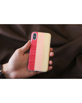 MAN&WOOD SmartPhone case iPhone X/XS pink pie white-foto4