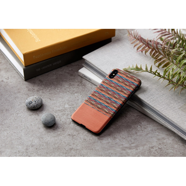 MAN&WOOD SmartPhone case iPhone X/XS browny check black Mobiili ümbrised