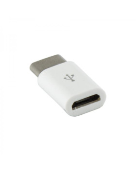 Sbox AD.USB-C W Micro USB 2.0 F. -> TYPE C M. White-foto4