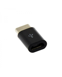 Sbox Micro USB 2.0 F. -> TYPE C M. Black AD.USB-C B-foto4