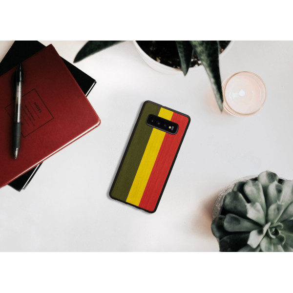 MAN&WOOD SmartPhone case Galaxy S10 Plus reggae black Mobiili ümbrised