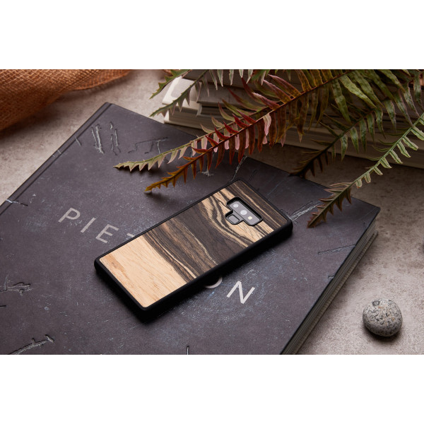 MAN&WOOD SmartPhone case Galaxy Note 9 white ebony black Mobiili ümbrised