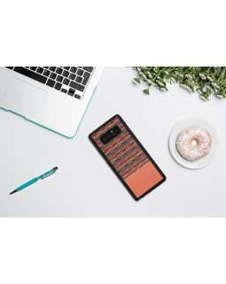 MAN&WOOD SmartPhone case Galaxy Note 8 browny check black-foto4