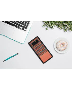 MAN&WOOD SmartPhone case Galaxy Note 8 browny check black-foto4