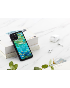 iKins SmartPhone case iPhone 11 Pro water lilies black-foto4