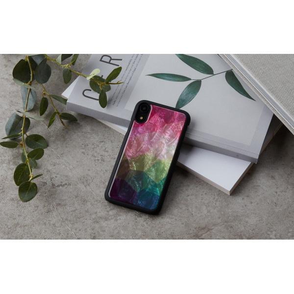 iKins SmartPhone case iPhone XR water flower black Mobiili ümbrised