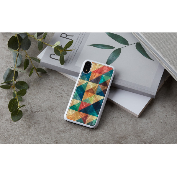 iKins SmartPhone case iPhone XR mosaic white Mobiili ümbrised