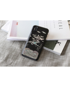 iKins SmartPhone case iPhone XS/S crane black-foto4