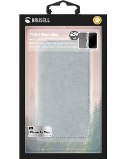 Krusell Broby 4 Card SlimWallet Apple iPhone XS Max light grey-foto4