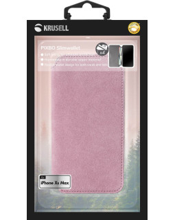 Krusell Broby 4 Card SlimWallet Apple iPhone XS Max pink-foto4