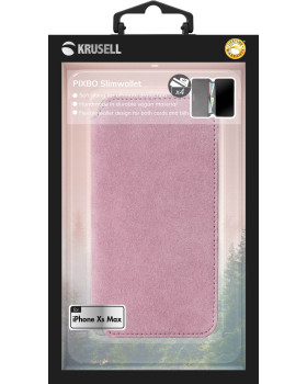 Krusell Broby 4 Card SlimWallet Apple iPhone XS Max pink-foto4