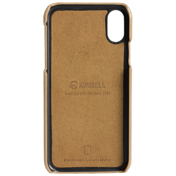 Krusell Sunne 2 Card Cover Apple iPhone XR vintage nude Mobiili ümbrised