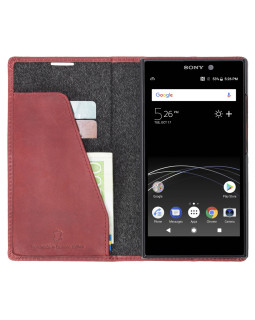 Krusell Sunne 2 Card Foliowallet Sony Xperia L2 vintage red-foto4