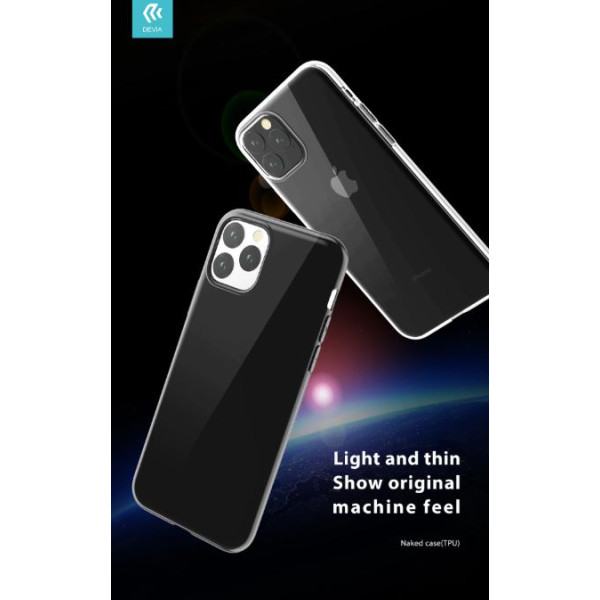 Devia Naked case(TPU) iPhone 11 Pro Max clear Mobiili ümbrised