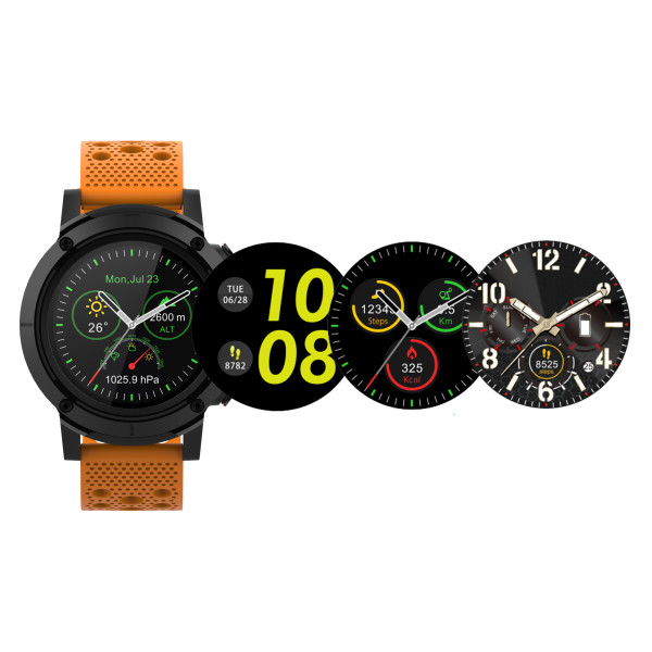 Denver SW-510 black+orange strap Nutikellad