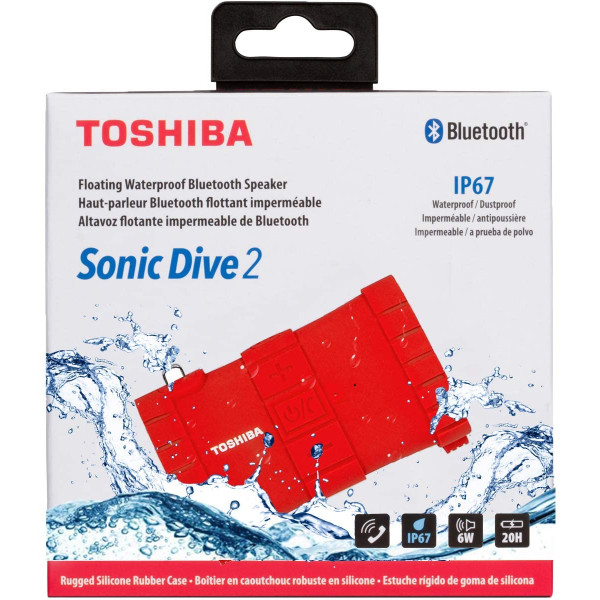 Toshiba Sonic Dive 2 TY-WSP100 red Bluetooth kõlarid