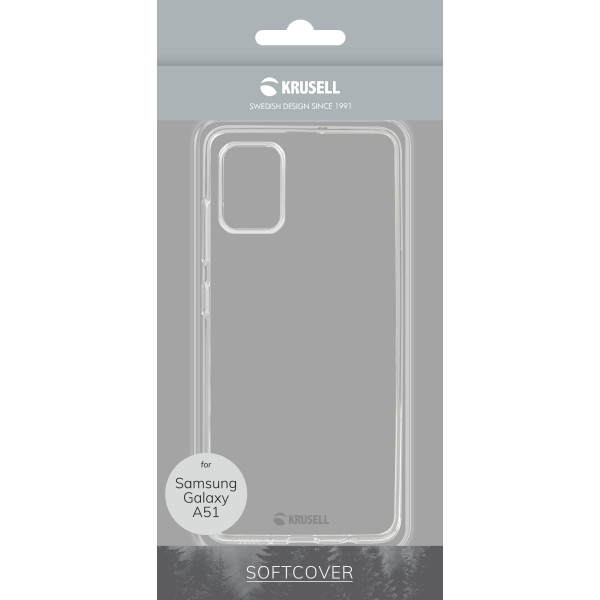 Krusell Essentials SoftCover Samsung Galaxy A51 Transparent Mobiili ümbrised