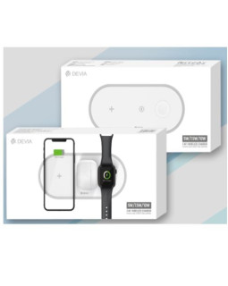 Devia 3In1 Charger for smart phone & Applewatch & Earphone V4 (10W) white-foto4