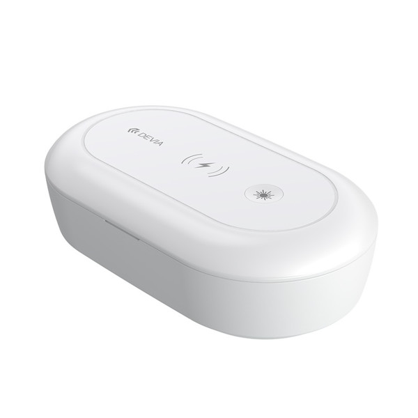 Devia Wireless Charging Disinfection box white Laadijad