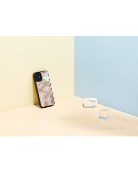 iKins case for Apple iPhone 12 mini pink marble-foto4