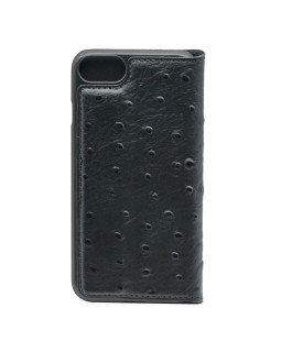 Tellur Book case Ostrich Genuine Leather for iPhone 7 black-foto4