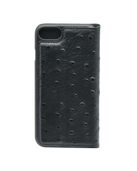 Tellur Book case Ostrich Genuine Leather for iPhone 7 black-foto4