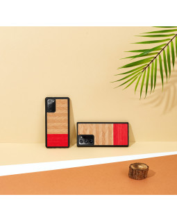 MAN&WOOD case for Galaxy Note 20 herringbone azalea black-foto4