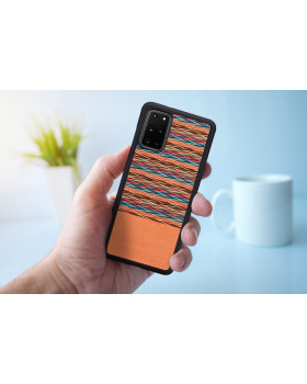 MAN&WOOD case for Galaxy S20+ browny check black-foto4