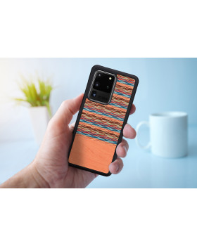 MAN&WOOD case for Galaxy S20 Ultra browny check black-foto4